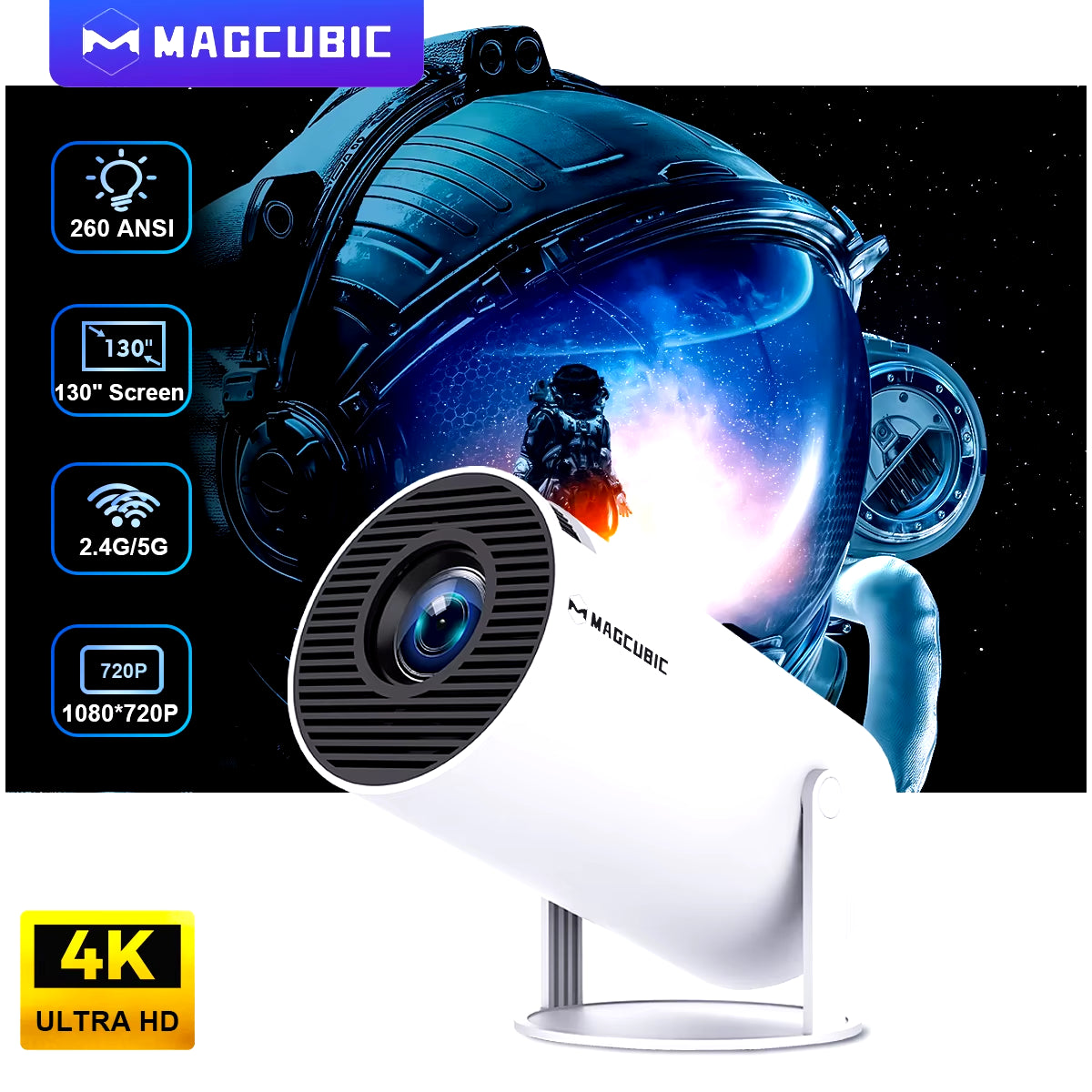 Projector HY300 PRO 4K